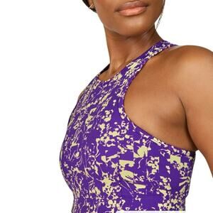 Fabletics Floral Diva Midi Sports Bra Medium Support Preloved Good Sz Medium